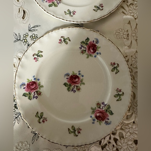 GRINDLEY Dessert Plates - Cream Petal VINTAGE ENGLAND (Set of 4) - Picture 5 of 15